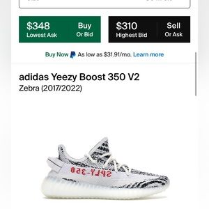 zebra Yeezys